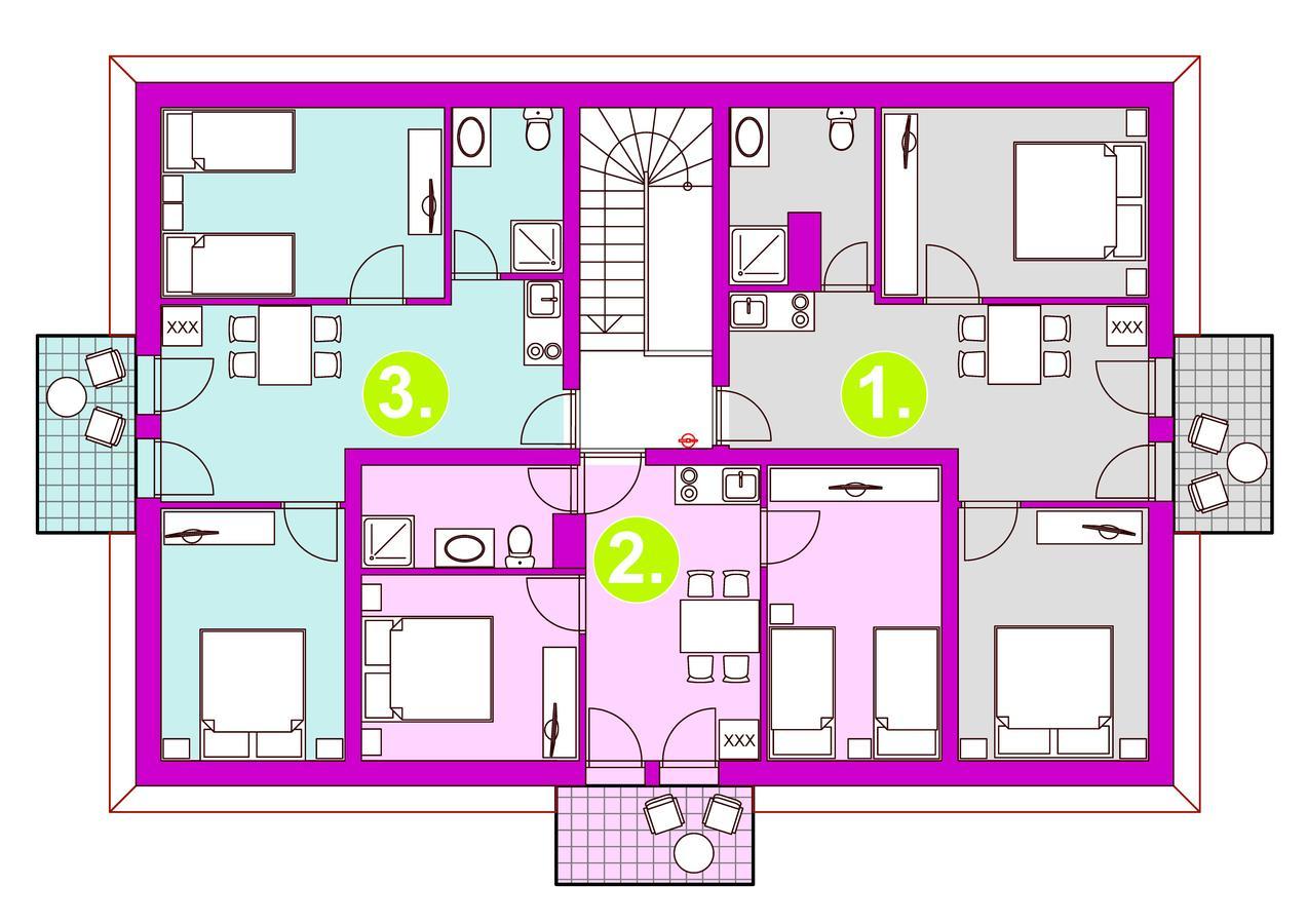 Albizia Apartments Balatonfüred Exteriör bild
